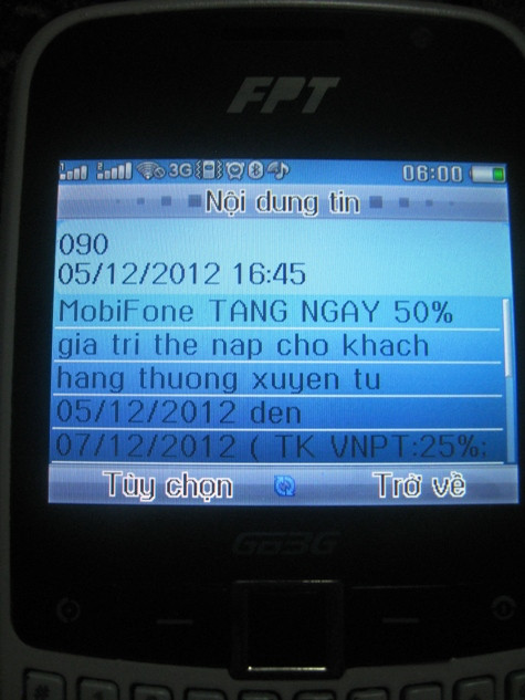MobiFone có lách luật khi tung khuyến mãi tặng 50% giá trị thẻ nạp cho khách hàng?