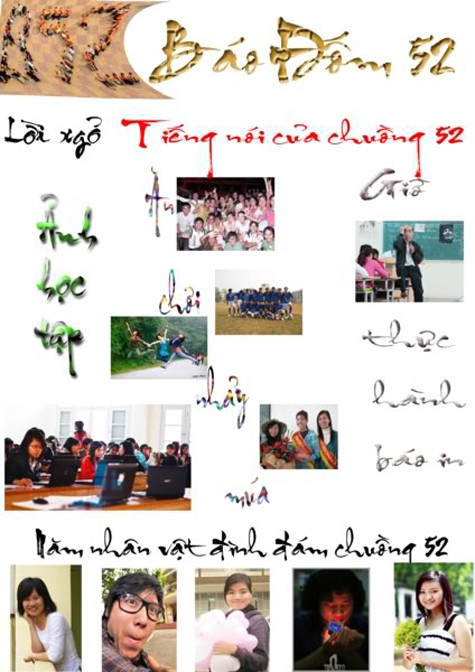 Poster đặc biệt hội tụ tinh túy của 4 năm "mài đũng quần" trên giảng đường ĐH của sinh viên báo chí K52 Poster đặc biệt hội tụ tinh túy của 4 năm "mài đũng quần" trên giảng đường ĐH của sinh viên báo chí K52