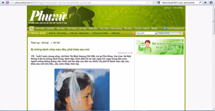 Thông tin về vụ bạo hành bị đưa chậm gần 1 tháng được đưa vào chuyên mục Thời sự-xã hội... Thông tin về vụ bạo hành bị đưa chậm gần 1 tháng được đưa vào chuyên mục Thời sự-xã hội...