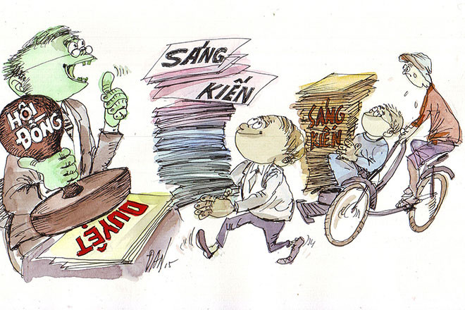 Cứ thi đua là ... biến tướng ảnh 2 Cứ thi đua là ... biến tướng ảnh 2