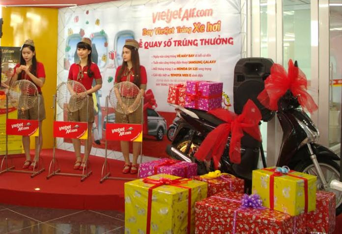 VietJet Air tổ chức quay thưởng VietJet Air tổ chức quay thưởng
