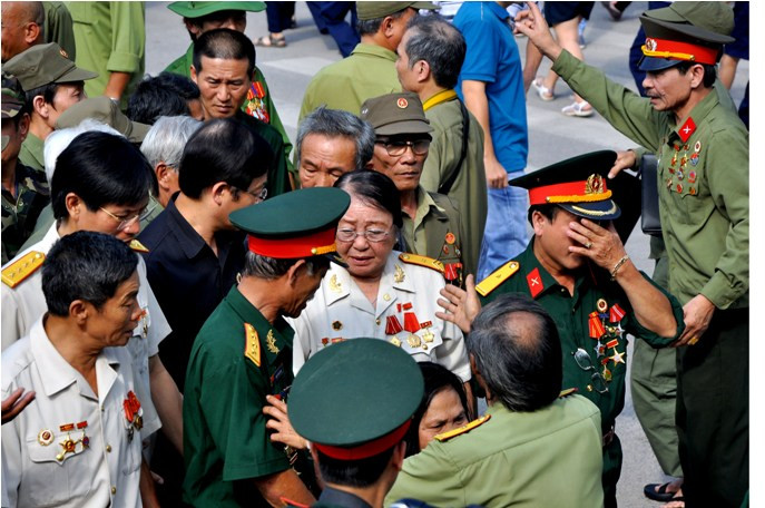 Gặp nhau nơi đây để cùng nhau hướng về vị Đại tướng tài giỏi của dân tộc.