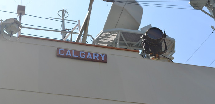 Biểu tượng của tàu khu trục HMCM Calgary.