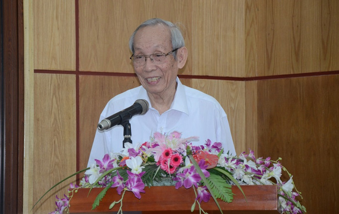 Giáo sư Trần Hồng Quân – Bộ trưởng Bộ Giáo dục và Đào tạo giai đoạn 1987 – 1997 cho rằng, thập niên đầu tiên của quá trình đổi mới giáo dục đại học là giai đoạn khởi đầu đầy khó khăn nhưng sôi nổi (Ảnh: Thùy Linh)