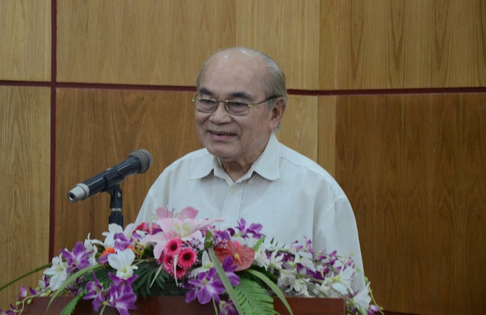 Giáo sư Lâm Quang Thiệp nhìn lại hệ thống giáo dục đại học trước và sau đổi mới (Ảnh: Thùy Linh) Giáo sư Lâm Quang Thiệp nhìn lại hệ thống giáo dục đại học trước và sau đổi mới (Ảnh: Thùy Linh)