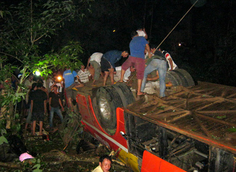 Đến 8h sáng nay (18/5), số người chết trong vụ tai nạn kinh hoàng ở cầu Sêrêpôk đã tăng tới 36 người. Đến 8h sáng nay (18/5), số người chết trong vụ tai nạn kinh hoàng ở cầu Sêrêpôk đã tăng tới 36 người.