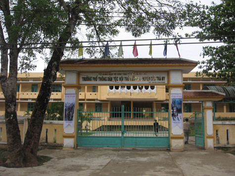 Ngôi trường nơi xảy ra án mạng.