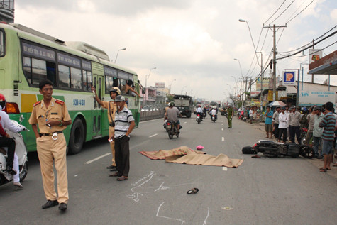 Hiện trường vụ tai nạn Hiện trường vụ tai nạn