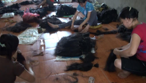 Tỉ phú làng tóc "tám" chuyện tóc đẹp, Tin tức trong ngày, ti phu buon toc, lang buon toc, mua toc, toc phu nu,