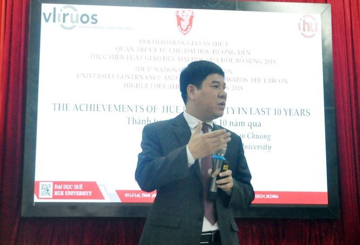 Phó giáo sư Huỳnh Văn Chương – Chủ tịch Hội đồng đại học, Bí thư đảng ủy Đại học Huế (ảnh: NVCC) Phó giáo sư Huỳnh Văn Chương – Chủ tịch Hội đồng đại học, Bí thư đảng ủy Đại học Huế (ảnh: NVCC)