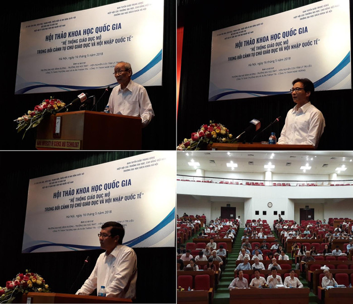 Ngày 16/05/2018, Hiệp hội Các trường đại học, cao đẳng Việt Nam tổ chức lần đầu tiên hội thảo “Hệ thống giáo dục mở trong bối cảnh Tự chủ giáo dục và Hội nhập quốc tế”, Phó Thủ tướng Vũ Đức Đam tới dự và chỉ đạo tại hội thảo (ảnh tư liệu) Ngày 16/05/2018, Hiệp hội Các trường đại học, cao đẳng Việt Nam tổ chức lần đầu tiên hội thảo “Hệ thống giáo dục mở trong bối cảnh Tự chủ giáo dục và Hội nhập quốc tế”, Phó Thủ tướng Vũ Đức Đam tới dự và chỉ đạo tại hội thảo (ảnh tư liệu)
