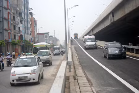 Việc thông xe và đưa gói 3 Thanh Xuân - Bắc hồ Linh Đàm vào khai thác sẽ góp phần giảm ùn tắc giao thông Thủ đô Hà Nội