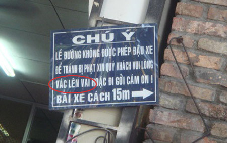 Hãy vác xe lên vai! Hãy vác xe lên vai!