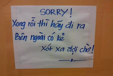 Nỗi buồn cần giải tỏa, không thể đợi chờ.