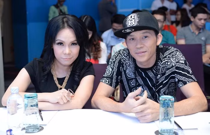 Danh hài Việt Hương và Hoài Linh.