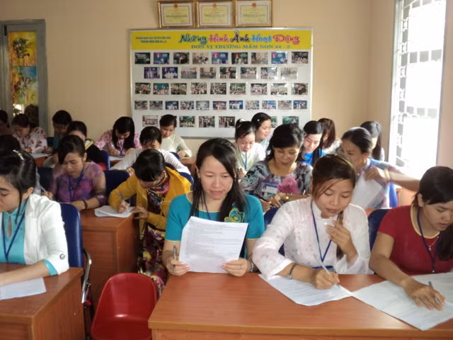 Phần lớn, giáo viên đều cảm thấy mệt mỏi, chán nản với cái gọi là “công trình khoa học”. Phần lớn, giáo viên đều cảm thấy mệt mỏi, chán nản với cái gọi là “công trình khoa học”.