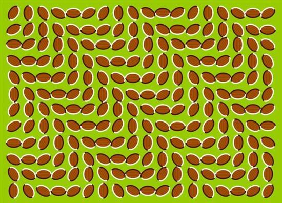 Các hình thoi nhỏ đang chuyển động