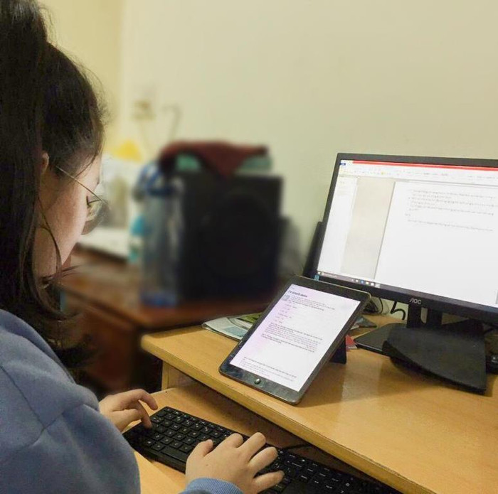 Nhiều trường học đã chuyển sang dạy trực tuyến vì tình hình dịch bệnh Covid-19 diễn biến phức tạp. Ảnh: an Nhiều trường học đã chuyển sang dạy trực tuyến vì tình hình dịch bệnh Covid-19 diễn biến phức tạp. Ảnh: an
