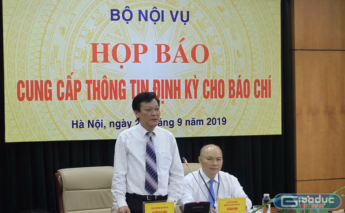 Thứ trưởng Bộ Nội vụ - ông Nguyễn Duy Thăng (ảnh Trinh Phúc). Thứ trưởng Bộ Nội vụ - ông Nguyễn Duy Thăng (ảnh Trinh Phúc).