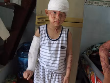 Cháu Bảo cũng là nạn nhân của kẻ thủ ác.