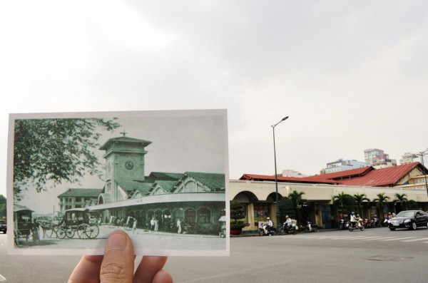 Chợ Bến Thành, Sài Gòn, 1922. Chợ Bến Thành, Sài Gòn, 1922.