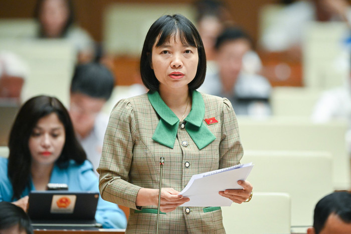 Đại biểu quốc hội Nguyễn Thị Việt Nga - Phó Trưởng đoàn chuyên trách đoàn Đại biểu quốc hội tỉnh Hải Dương. Ảnh: quochoi.vn.