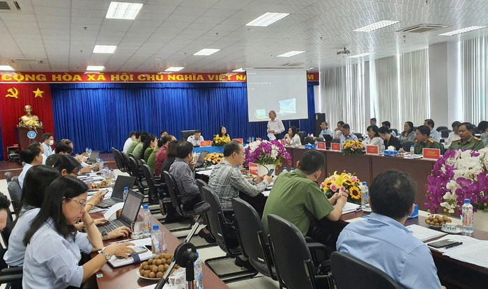 Toàn cảnh chương trình làm việc của Đoàn công tác tại tỉnh Bình Dương.