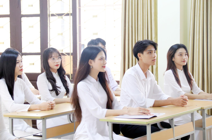 Trong Kế hoạch chiến lược giai đoạn 2023-2030, tầm nhìn 2050, nhà trường định hướng phát triển theo hướng đa ngành. Ảnh: Thủy Tiên. Trong Kế hoạch chiến lược giai đoạn 2023-2030, tầm nhìn 2050, nhà trường định hướng phát triển theo hướng đa ngành. Ảnh: Thủy Tiên.