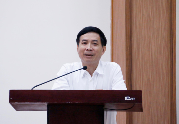 Ông Lê Văn Phúc - Trưởng ban Thực hiện chính sách bảo hiểm y tế cung cấp thông tin về “Sự chủ động, nỗ lực của ngành Bảo hiểm xã hội Việt Nam trong việc phối hợp với Bộ Y tế.