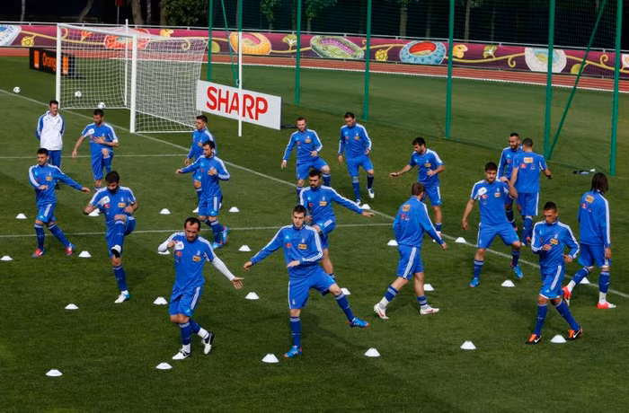 Cùng chiêm ngưỡng những hình ảnh đẹp, ấn tượng từ góc nhìn Euro 2012.