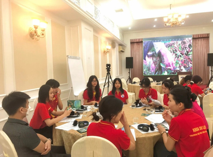 Sinh viên Khoa Du lịch, Trường Đại học Văn hóa Hà Nội (Ảnh: Website nhà trường). 221563.1kx.jpg
