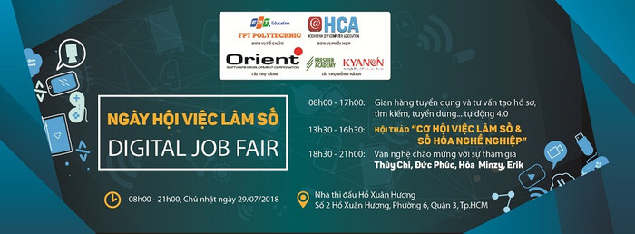 "Ngày hội việc làm số" là sự kiện lớn khi áp dụng công nghệ phần mềm để đánh giá năng lực của người lao động lần đầu tiên được tổ chức tại Việt Nam. (Ảnh: Ban tổ chức)