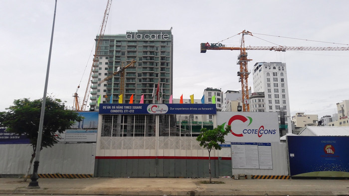 Dự án của Công ty cổ phần Kim Long Nam xả thải ra biển nhưng chỉ bị xử phạt 160 triệu đồng. Ảnh: TT Dự án của Công ty cổ phần Kim Long Nam xả thải ra biển nhưng chỉ bị xử phạt 160 triệu đồng. Ảnh: TT