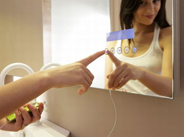 8. Gương máy nghe nhạc MP3 Mặc dù chiếc gương Maitre của Stocco này trông giống hệt chiếc gương bình thường nhưng nó lại có một điều khác biệt và đáng ngạc nhiên dành cho phòng tắm của bạn. Điểm đáng chú ý ở đây là một màn hình cảm ứng đặt ở góc phải gương cho phép bạn nghe radio hoặc các bản nhạc từ máy nghe nhạc MP3 trong khi đang tắm.