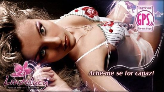 13. Nội y GPS Trong khi nhiều bộ đồ nội y được thiết kế để bảo vệ chị em phụ nữ khỏi bị xâm hại thì bộ đồ nội y GPS này lại ủng hộ cho cánh đàn ông khi muốn theo dõi những hành động quá đà của phụ nữ. Nó được gắn một đơn vị GPS nhỏ xíu để định vị, kiểm soát chuyển động của người mặc và phát tín hiệu đến máy thu ở khoảng cách xa. Tuy nhiên, thiết kế này cũng có cả hai mặt tích cực và tiêu cực, vì vậy người sử dụng phải cẩn thận khi muốn sở hữu nó.