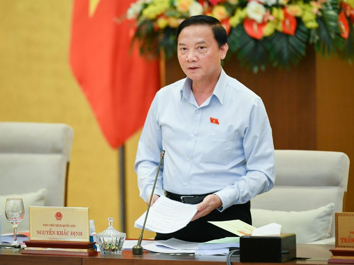 Phó Chủ tịch Quốc hội Nguyễn Khắc Định. Ảnh: Cổng thông tin điện tử Quốc hội Phó Chủ tịch Quốc hội Nguyễn Khắc Định. Ảnh: Cổng thông tin điện tử Quốc hội