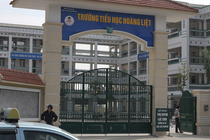 Trường Hoàng Liệt, quận Hoàng Mai nơi xảy ra vụ việc (ảnh Trinh Phúc). Trường Hoàng Liệt, quận Hoàng Mai nơi xảy ra vụ việc (ảnh Trinh Phúc).