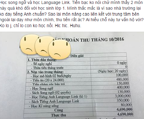 Anh Nguyễn P.C có con học ở quận Long Biên chia sẻ suy nghĩ của mình về dạy liên kết ngoại ngữ với phóng viên (ảnh Trinh Phúc). Anh Nguyễn P.C có con học ở quận Long Biên chia sẻ suy nghĩ của mình về dạy liên kết ngoại ngữ với phóng viên (ảnh Trinh Phúc).