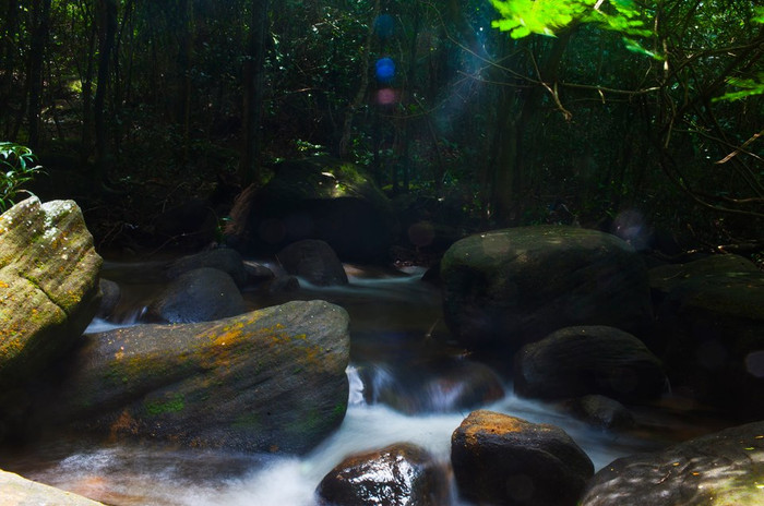 Đến với suối Đá Bàn - đảo Phú Quốc du khách không thể nào ròi đi trong cảnh đẹp như một nghệ thuật "sắp đặt" của thiên nhiên
