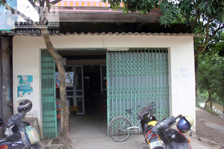 Hiện trường nơi xảy ra vụ cướp