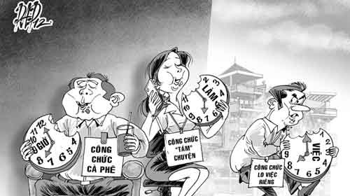 Hàng trăm cán bộ, công chức, viên chức chưa đảm bảo thời gian làm việc (Ảnh minh họa)