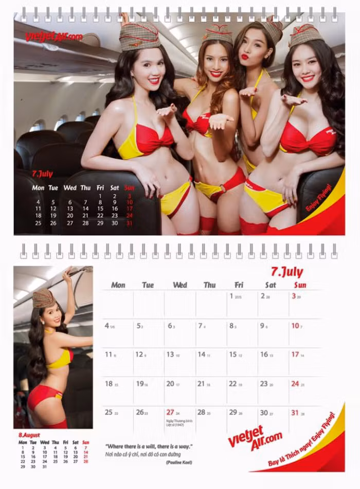 Đánh giá về Bộ lịch Bikini Viettjet 2016, Blogger Nguyễn Ngọc Long cho rằng đây là hoạt động truyền thông đặc sắc, đúng đắn, nhất quán và hiệu quả trong cách làm thương hiệu của một hãng hàng không hướng tới giới trẻ. Đánh giá về Bộ lịch Bikini Viettjet 2016, Blogger Nguyễn Ngọc Long cho rằng đây là hoạt động truyền thông đặc sắc, đúng đắn, nhất quán và hiệu quả trong cách làm thương hiệu của một hãng hàng không hướng tới giới trẻ.