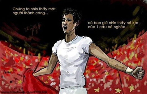 Bức tranh kết truyện của Bùi Đình Thăng