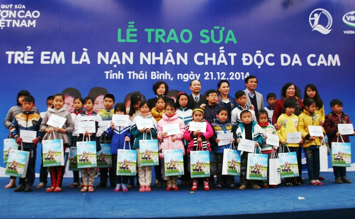 54.000 ly sữa thay lời yêu thương của Vinamilk gửi đến trẻ em tỉnh Thái Bình