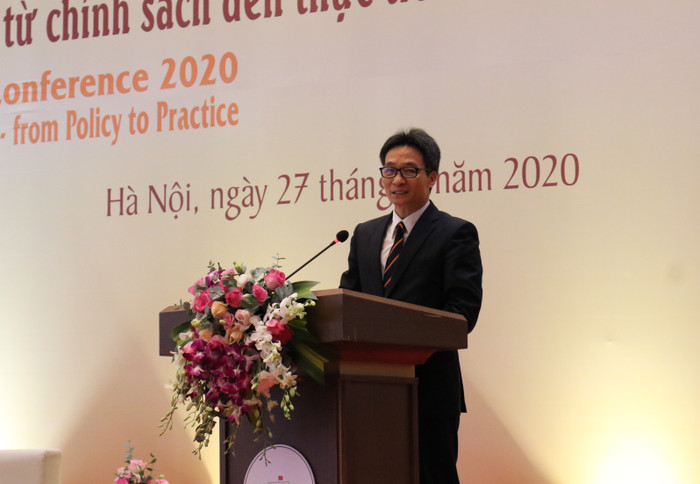 Phó Thủ tướng Vũ Đức Đam phát biểu tại hội thảo (ảnh: Phạm Minh) Phó Thủ tướng Vũ Đức Đam phát biểu tại hội thảo (ảnh: Phạm Minh)