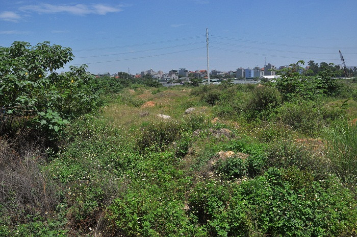 Dự án trên nằm ngay bên đường Láng – Hòa Lạc và được coi là miếng “đất vàng” của Thủ đô.