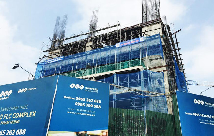 Ảnh chụp công trường dự án FLC Complex 36 Phạm Hùng ngày 28/8/2015 Ảnh chụp công trường dự án FLC Complex 36 Phạm Hùng ngày 28/8/2015