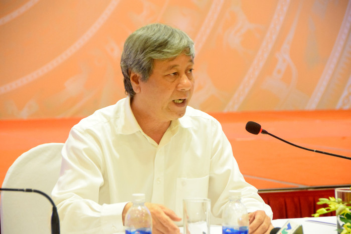 Ông Nguyễn Minh Thảo – Phó Giám đốc Bảo hiểm xã hội Việt Nam cho biết, sẽ trả lời những thắc mắc kiến nghị của đại diện các bệnh viện tư nhân bằng văn bản - ảnh: Hoàng Lực.