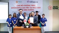 Sinh viên ngành điều dưỡng từ Việt Nam sẽ được Nhật Bản tiếp nhận vào các cơ sở y tế thực tập và có trả lương. Ảnh: TT