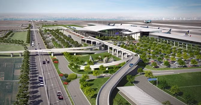 Phối cảnh dự án sân bay Long Thành.
